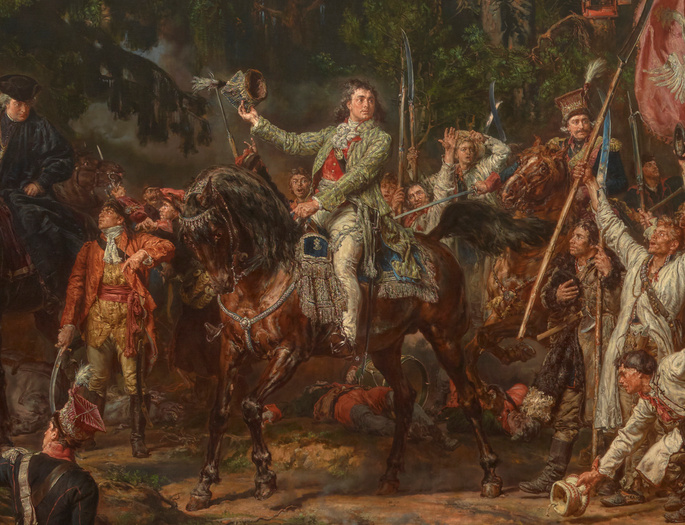 Na zdjęciu: fragment obrazu Wojciecha Kossaka Kościuszko pod Racławicami.